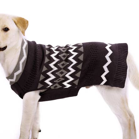Closed Out Item- Zigzag Sweater for wholesale by Dogo Pet