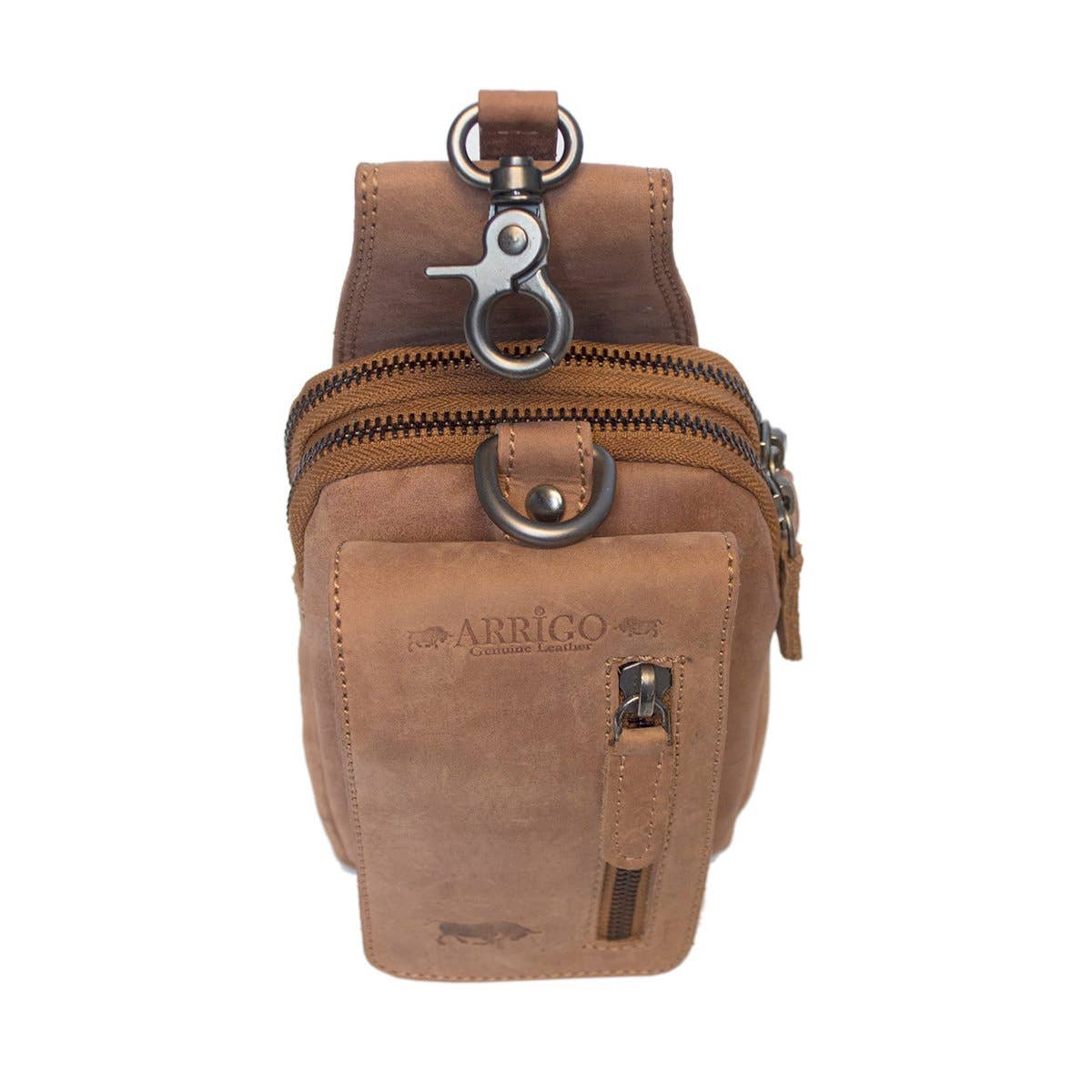 Arrigo - Wholesale Belt Bag - Unisex - Arrigo - Belt Pouch - Fanny Pack - Festival Pouch - Leather44