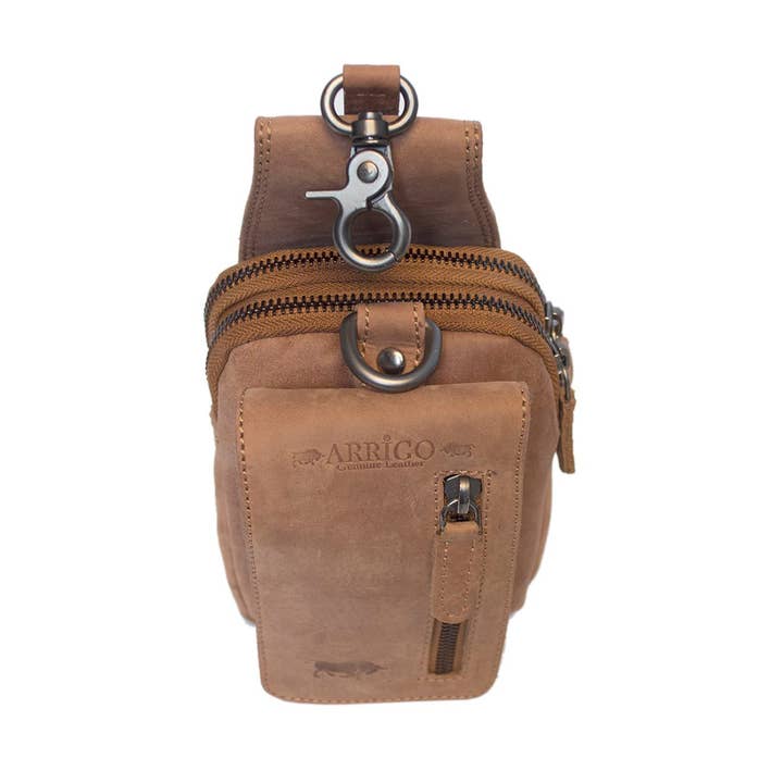 Arrigo - Wholesale Belt Bag - Unisex - Arrigo - Belt Pouch - Fanny Pack - Festival Pouch - Leather44