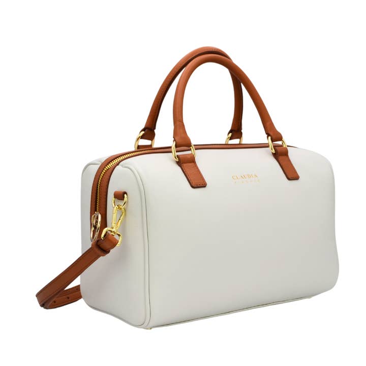 Claudia Firenze - Wholesale Weekender Bag - Women's - Lucrezia - White1