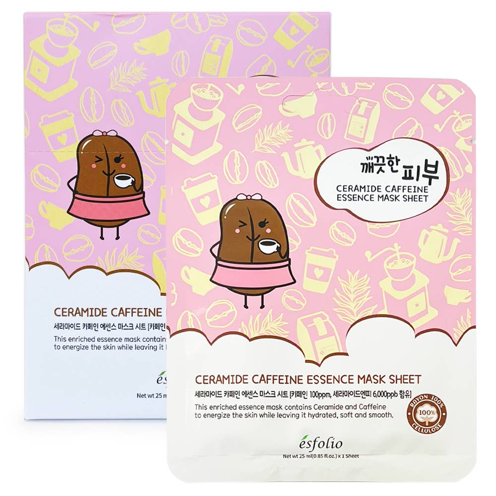 My Wholesale Fashion - Wholesale Skincare Face Mask - [Esfolio] Pure Skin Essence Mask Sheet - Ceramide Caffeine1