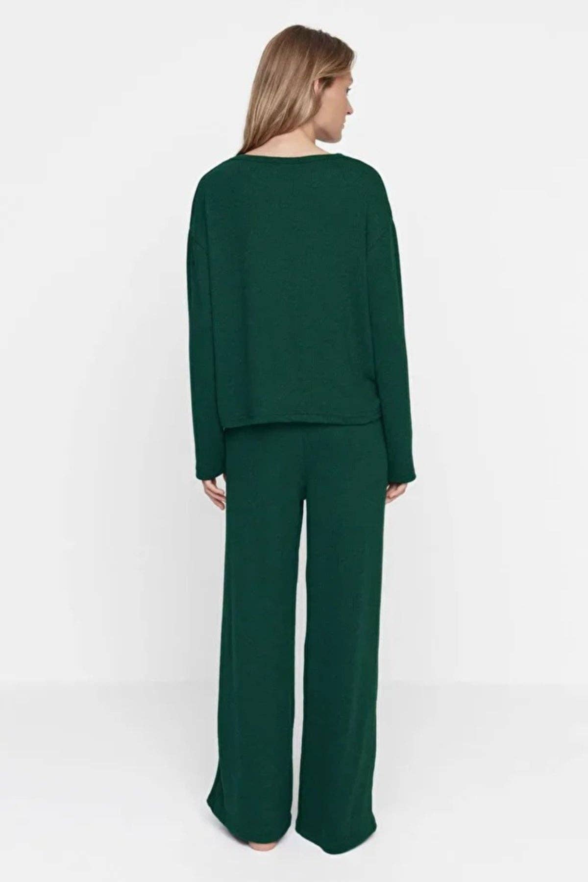 Hoxton Gal – wholesale Sleepwear set – Women's – 2 Piece Ribbed Knit Pajama Set11