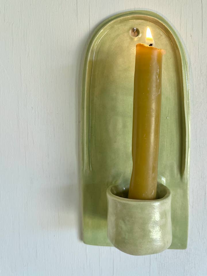 Minty Sconce  for wholesale by Roaming Barefoot