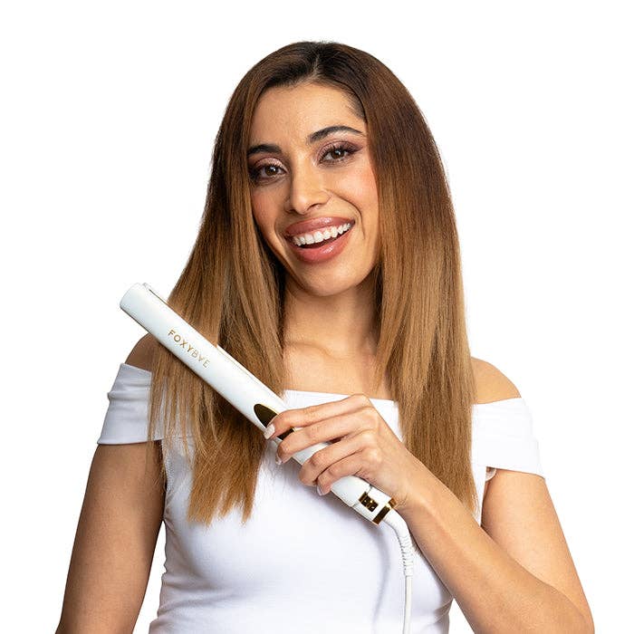 Foxybae Hair - Wholesale Straightener/Flat Iron - Pearl Trés Sleek Titanium Flat Iron (1in)5