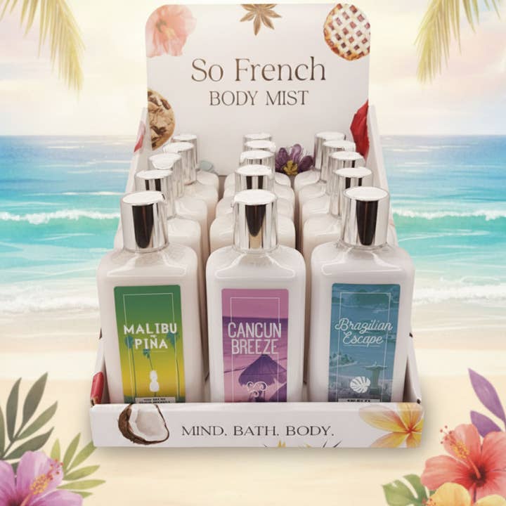 Faire Exclusive! - Lotion "Escapes Collection" with FREE PDQ for wholesale by So French Perfumes