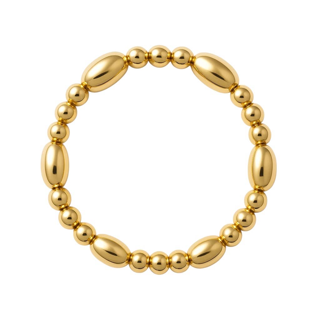 bara boheme - Wholesale Band/Stacked Ring - Myli | Beaded Stretchy Ring0