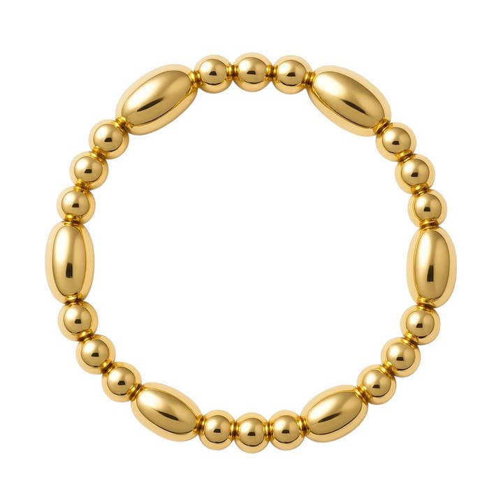 bara boheme - Wholesale Band/Stacked Ring - Myli | Beaded Stretchy Ring0