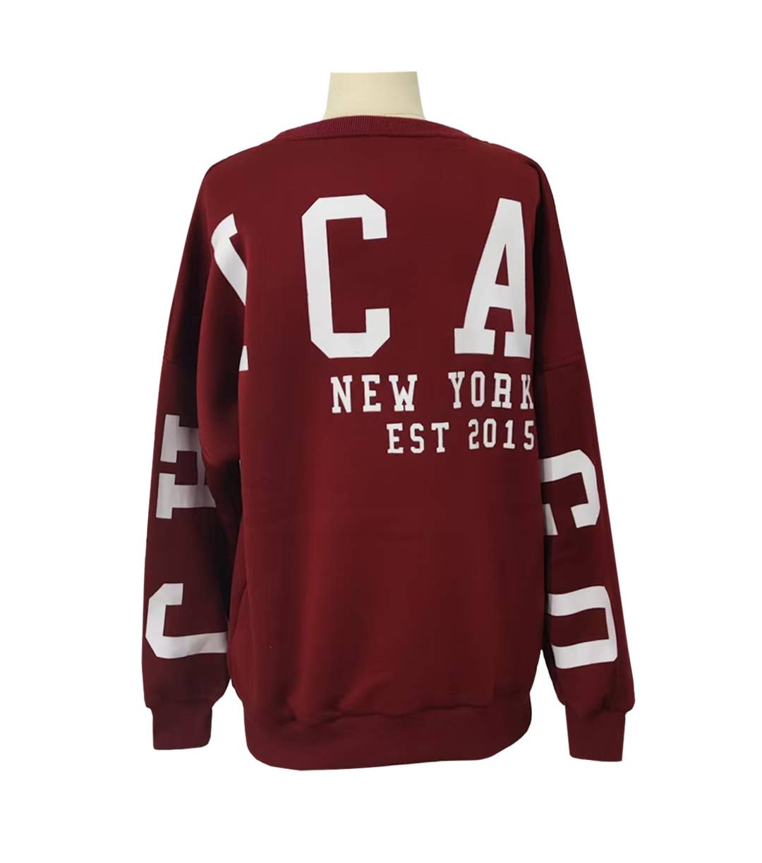 Rosa Clothing - Wholesale Sweatshirt - Women's - Thickened Top Long Sleeve Sweatshirt10