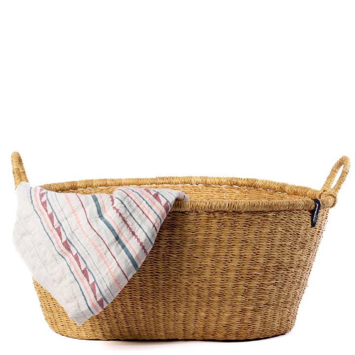 Bolga laundry basket | Natural XXL for wholesale by Mifuko