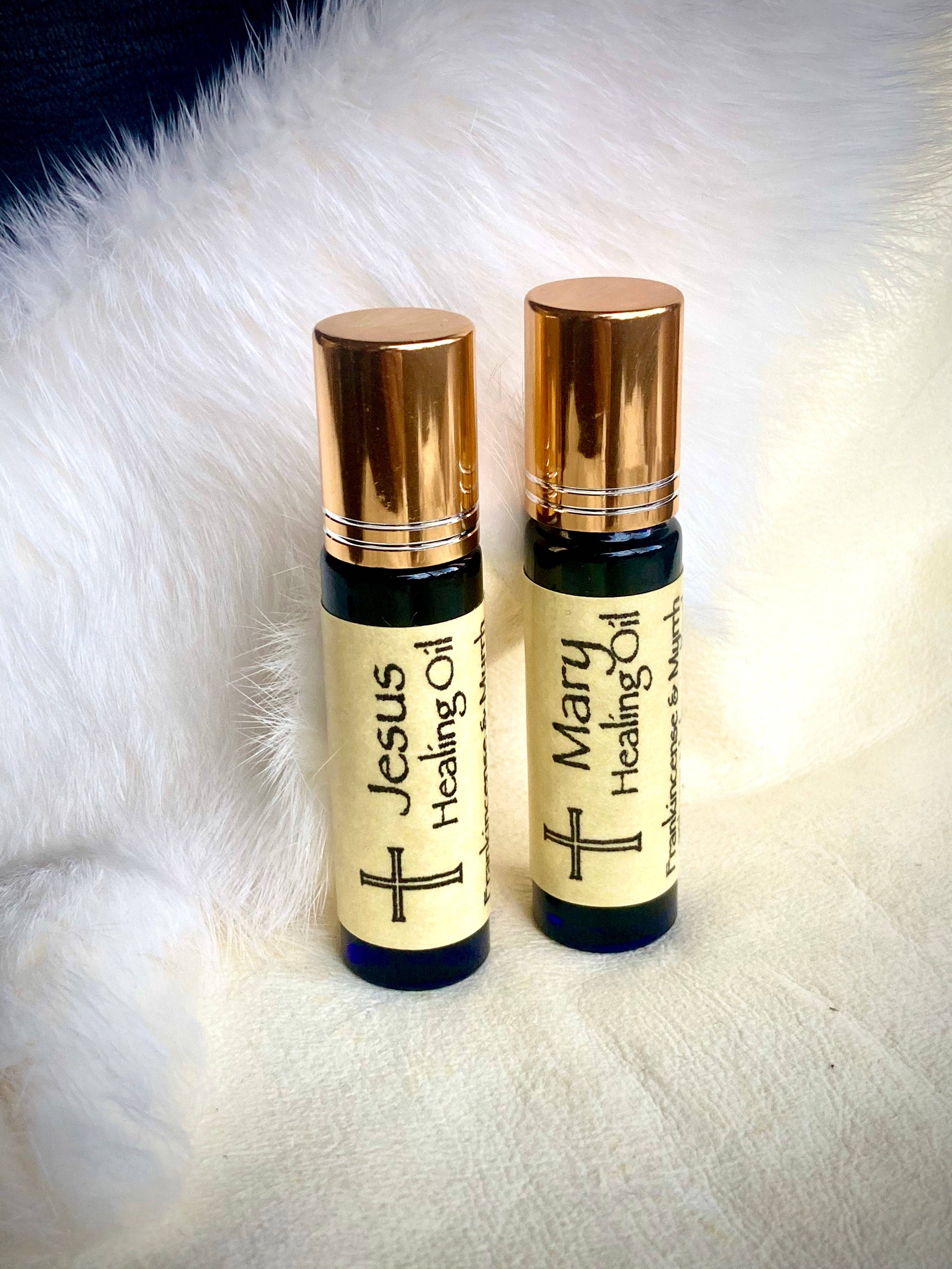 Freyja's Magic - Wholesale Roll-On Fragrance - Perfume Oil Jesus & Mary Healing Oils | Frankincense, Myrrh, Sandalwood + Rose, Balsam | Holy Chrism, Anointing Oil | Gifts of the Magi