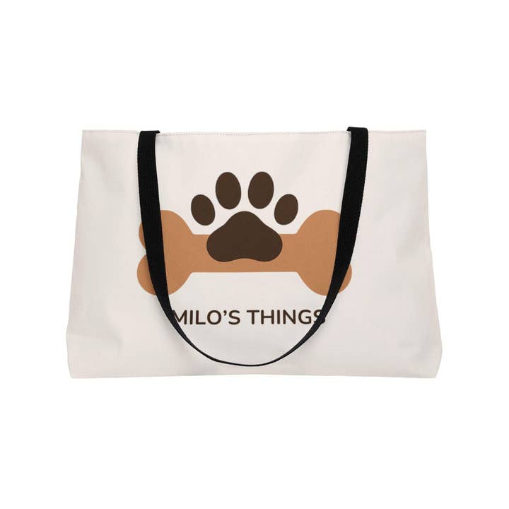 OhhhSoPeachy - Wholesale Tote Bag - Women's - Personalized Pet Tote Bag, Dog Lover Gift, Customizable Pet Storage Bag, Custom Dog Mom Gift, Custom Pet Weekender Bag