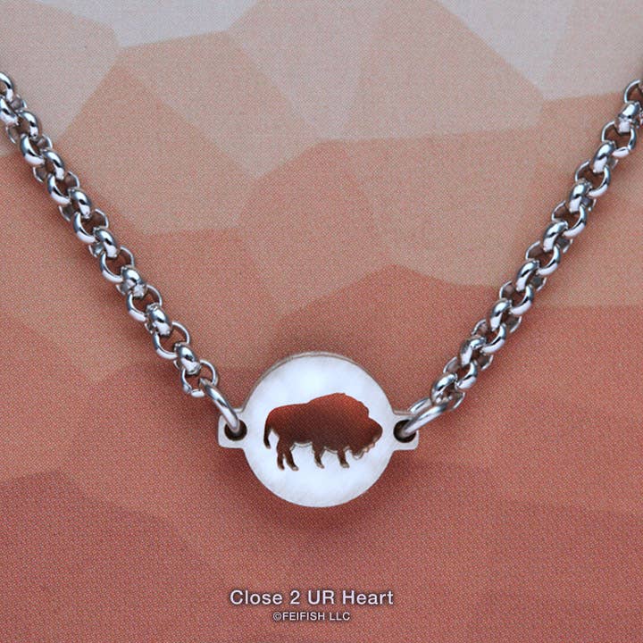 Pulsera Mini O Bolo, bisonte para venta al por mayor de Close 2 UR Heart