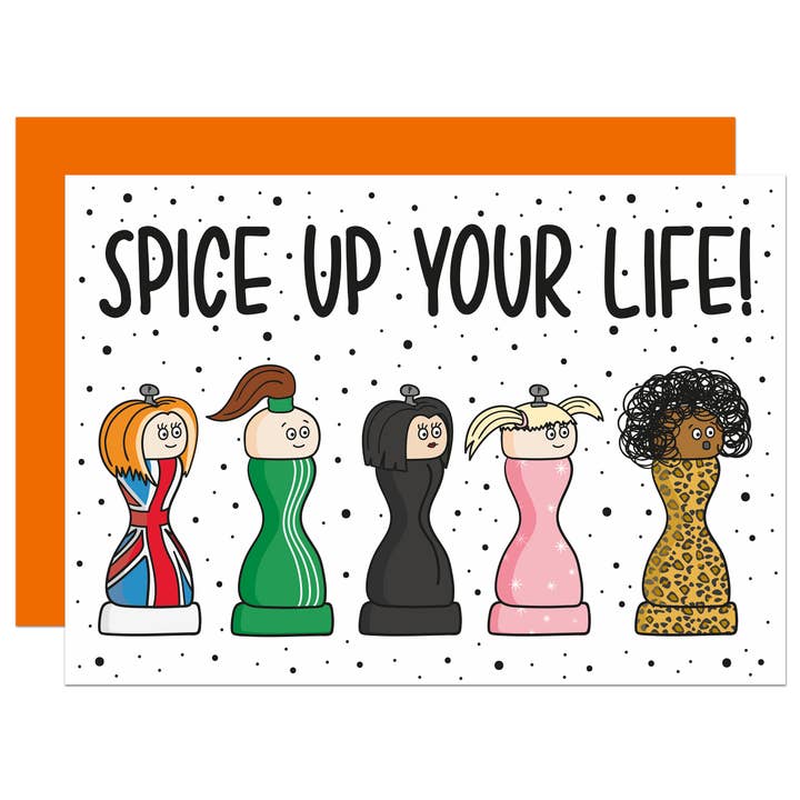 Spice Up Your Life A6 Card for wholesale by TeePee Creations