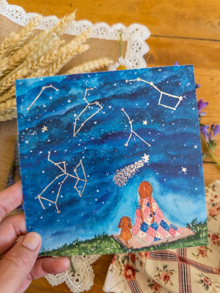 The Magic of the Stars Card for wholesale by CAROFROMWOODLAND