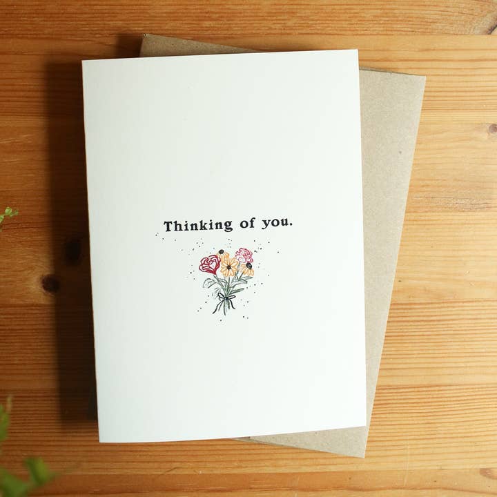 Pensing of You - Carte de vœux pour la vente par Danielle Marie Artistry