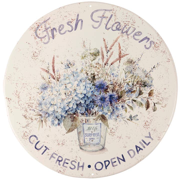 Flowers Cut Fresh Wall Decor for wholesale by Primitives by Kathy