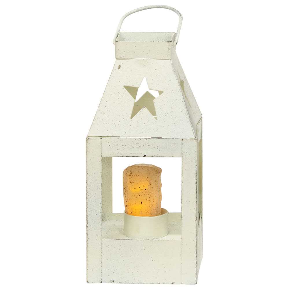 The Hearthside Collection - Wholesale Lantern - Farmhouse Colors Mini Star Lantern, 3 Assorted4
