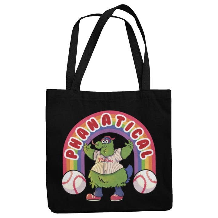 Philly Phanatic Rainbow Tote Bag for wholesale by Lucky Mfg. Co.