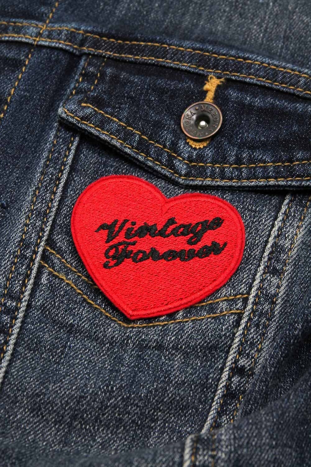 Project Pinup - Vente Écusson - Écusson brodé à repasser Vintage Forever Heart4