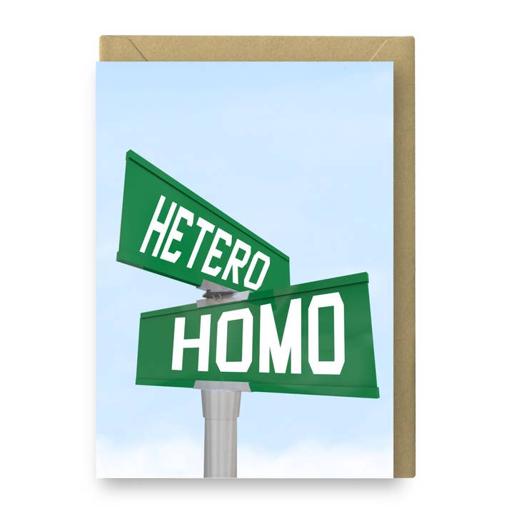 Etero / Omo (Bi / Pensando a Te Card) per la vendita all'ingrosso da parte di Side Piece Somedays