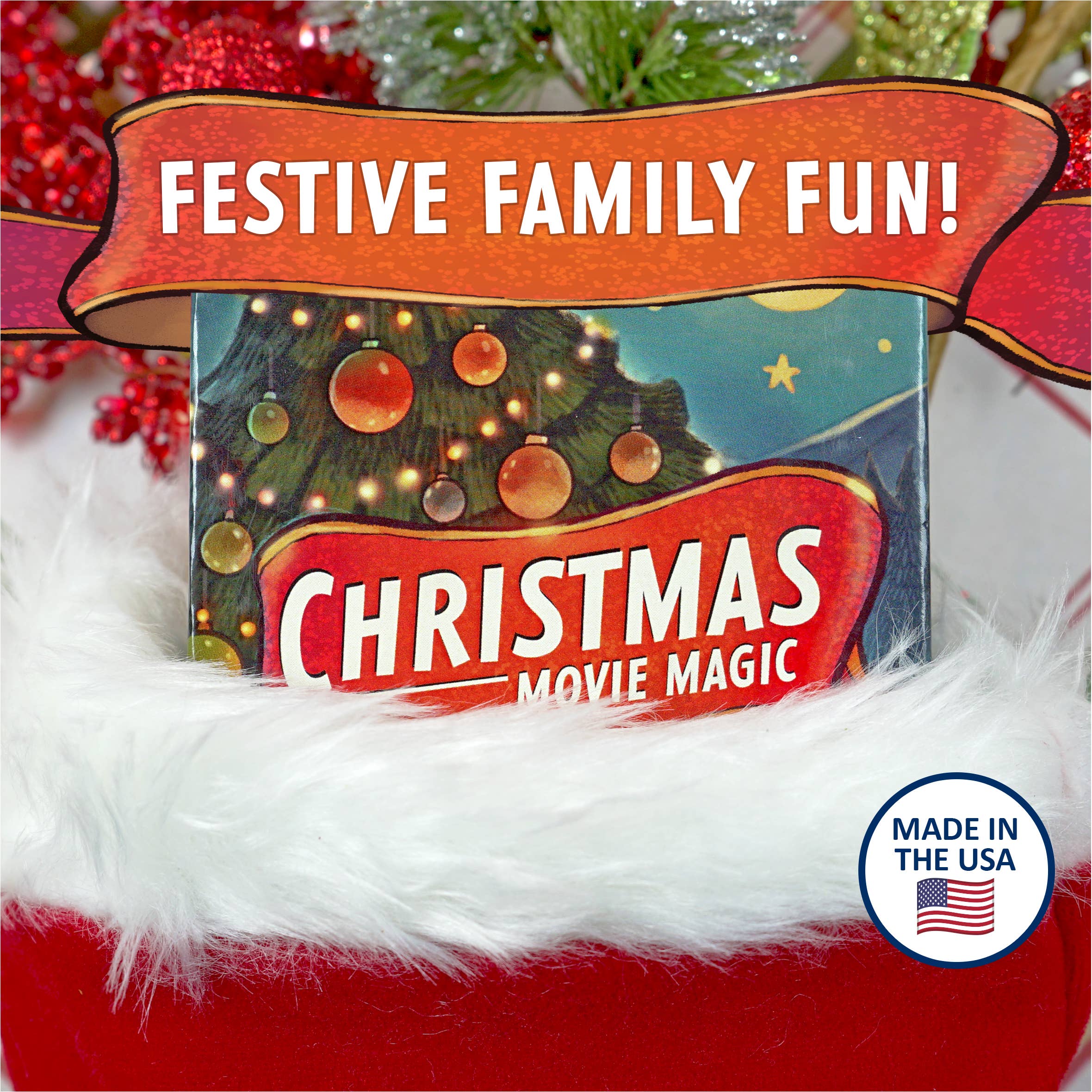 Fink & Fink Games - Wholesale Card Game - Christmas Movie Magic Card Game – Play Along WITH Movies4