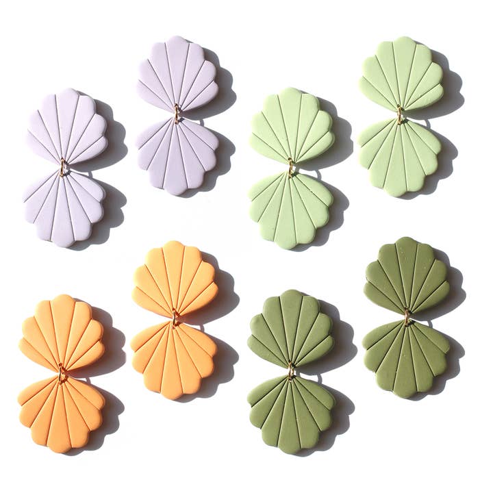 She Shell Earrings for wholesale by Hello Ashto