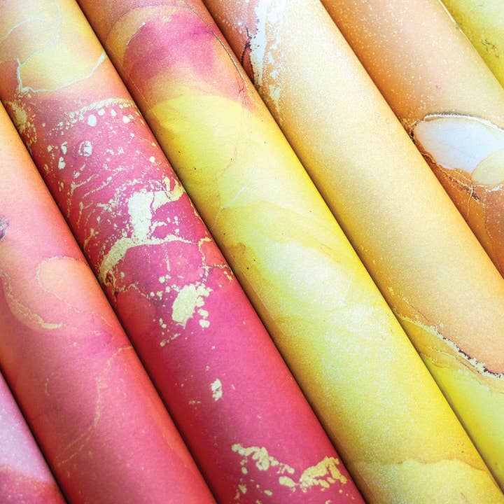 Ecstasy Crafts Distributing – wholesale Craft supplies – Craft Consortium Ink Drops - Sunset 12x12 Premium Paper Pad7