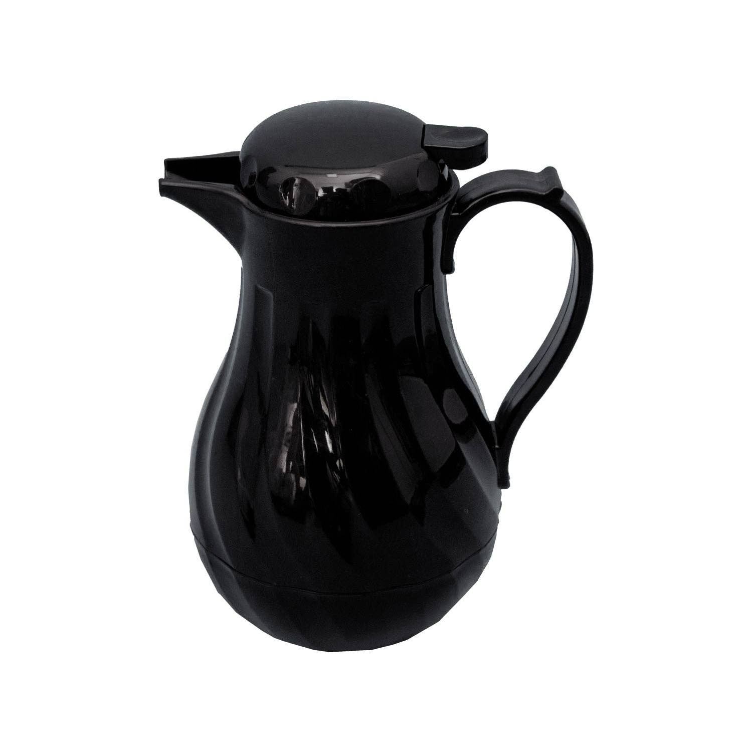 EcoQuality - Wholesale Carafe - Swirl Insulated Beverage Server Black 20oz – Durable0