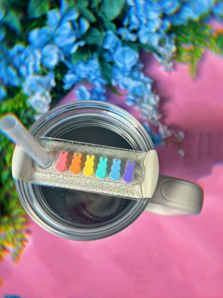 Regenboog Marshmallow Konijn Beker H2.0 Deksel 40oz | 30oz | 20 oz voor wholesale door Cosmic lovely