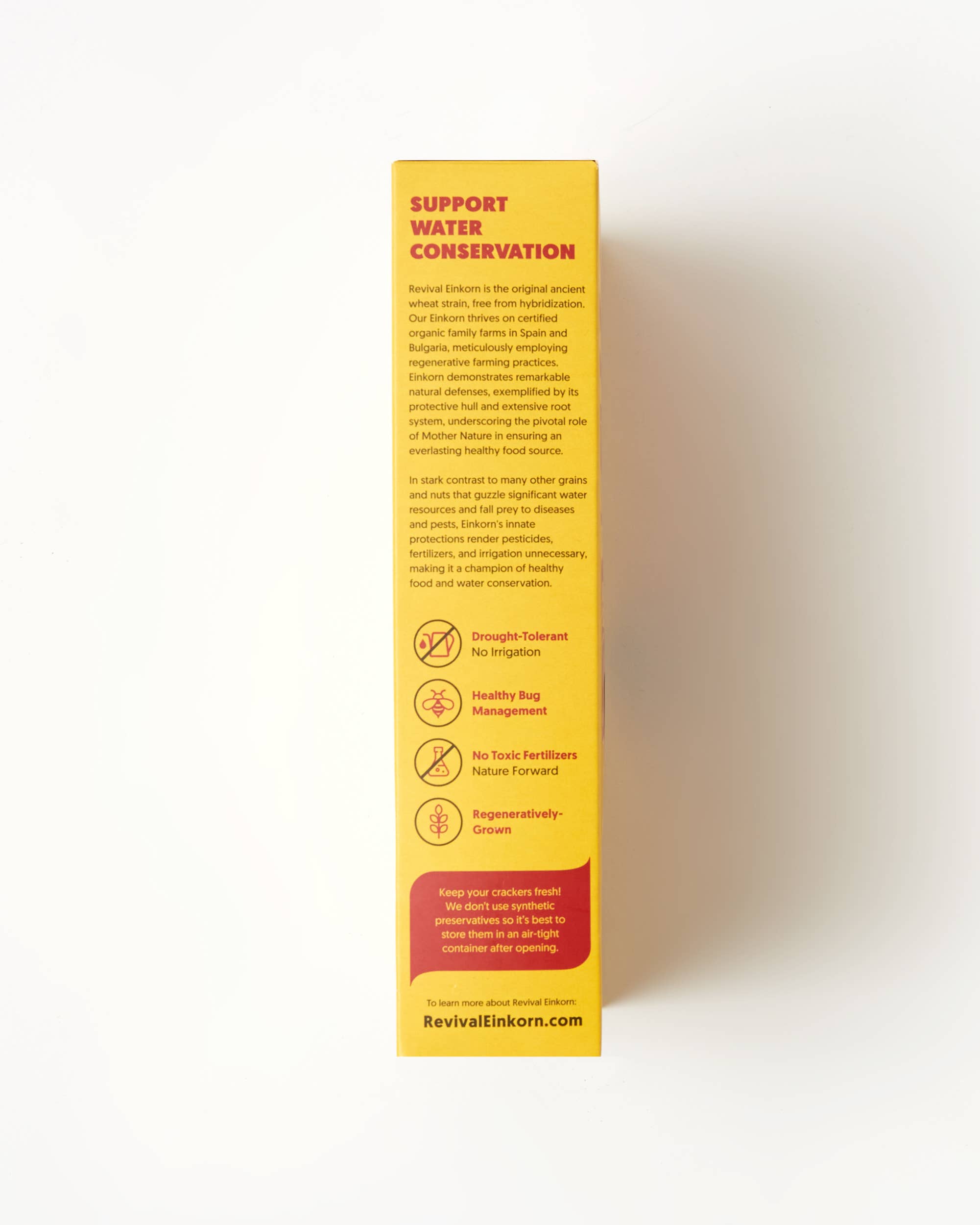 Revival Einkorn - Wholesale Crackers - Roasted Garlic & Chile7