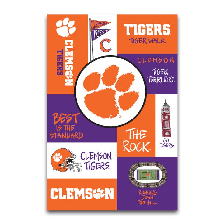 CLEMSON Collage GF for wholesale by MAGNOLIA LANE