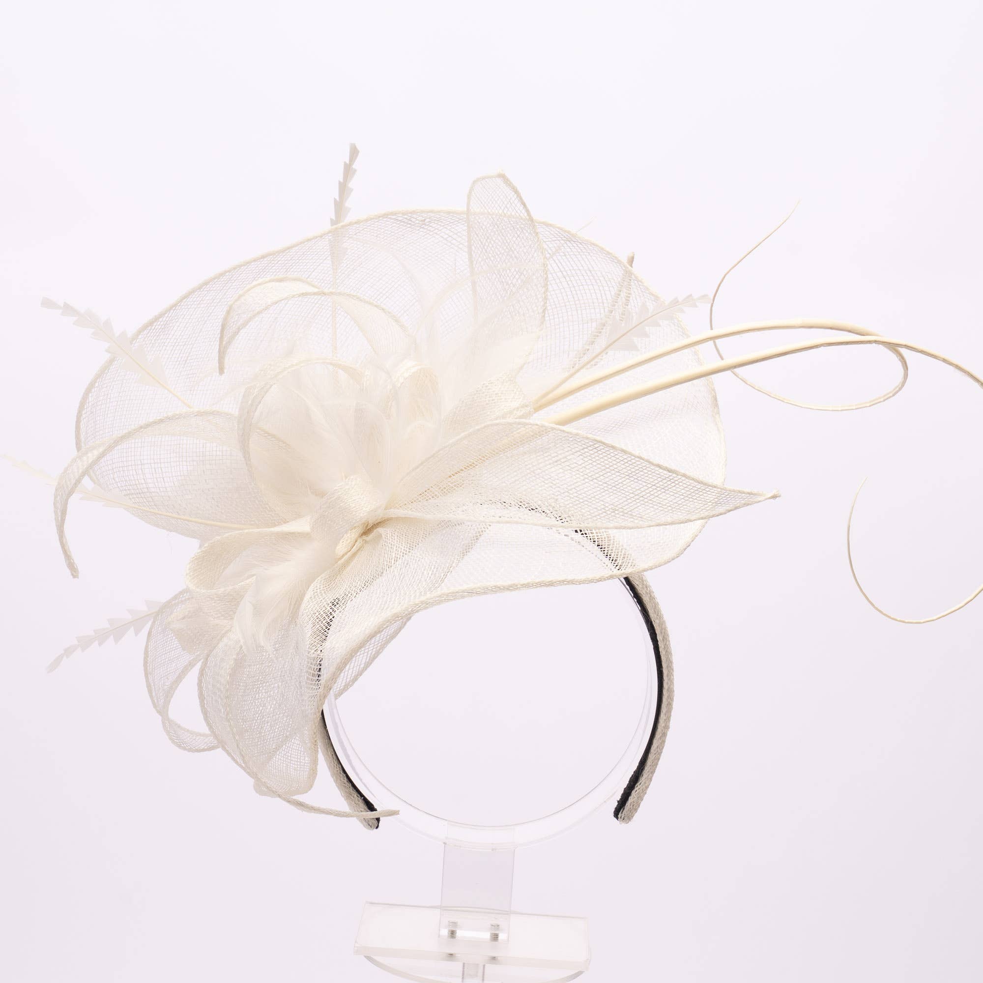 KaKyCo – wholesale Fascinator hat – Women's – Large Sinamay saucer fascinator headband | 1020888