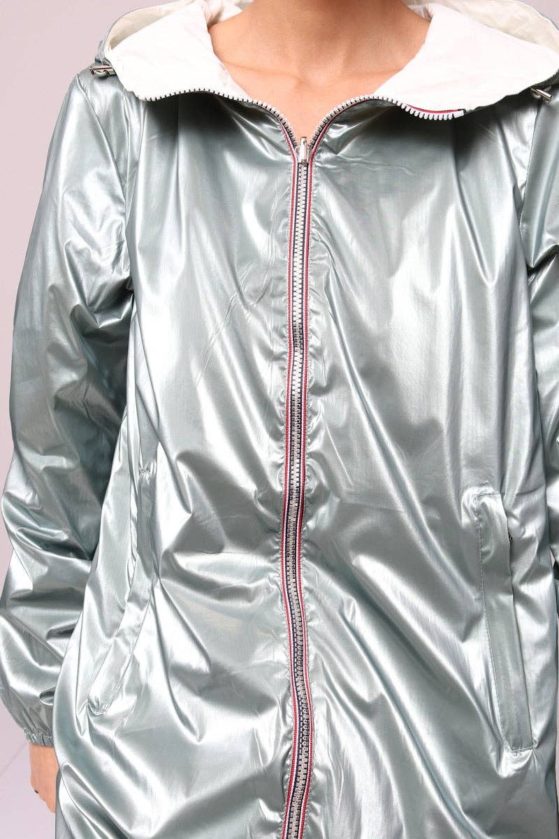 SOFTY - Wholesale Windbreaker - Women's - Reversible waterproof windbreaker - S381128