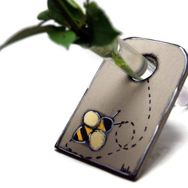 Soliflore Vase with Bee - Home Decoration for wholesale by Luldesign