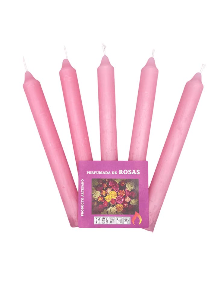 Bougie parfumée à la rose pour la vente par VELAS SORT DESDE 1999 SCP