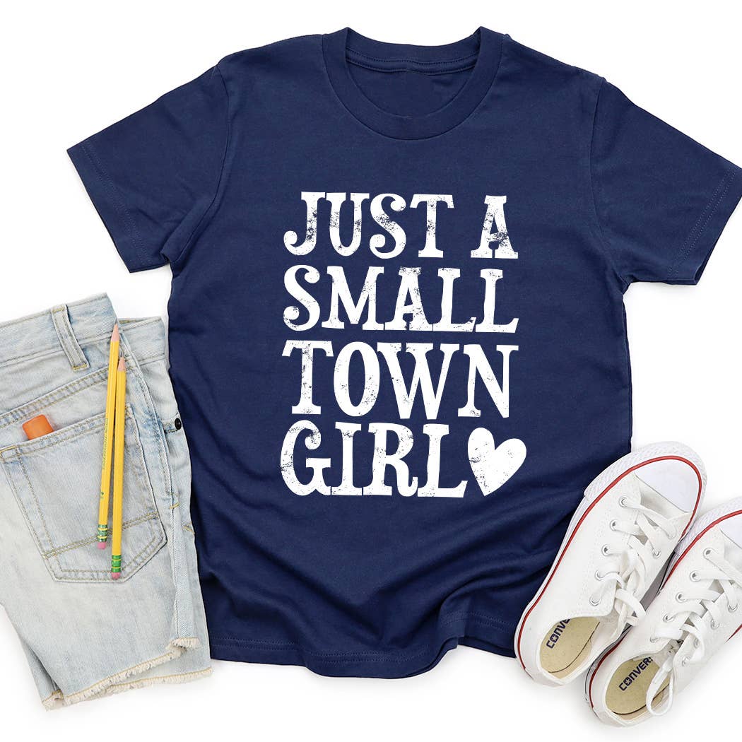 Kids By Kissed Apparel - Wholesale Screen Printed T-Shirt - Kids - Just a small town girl graphic tee2