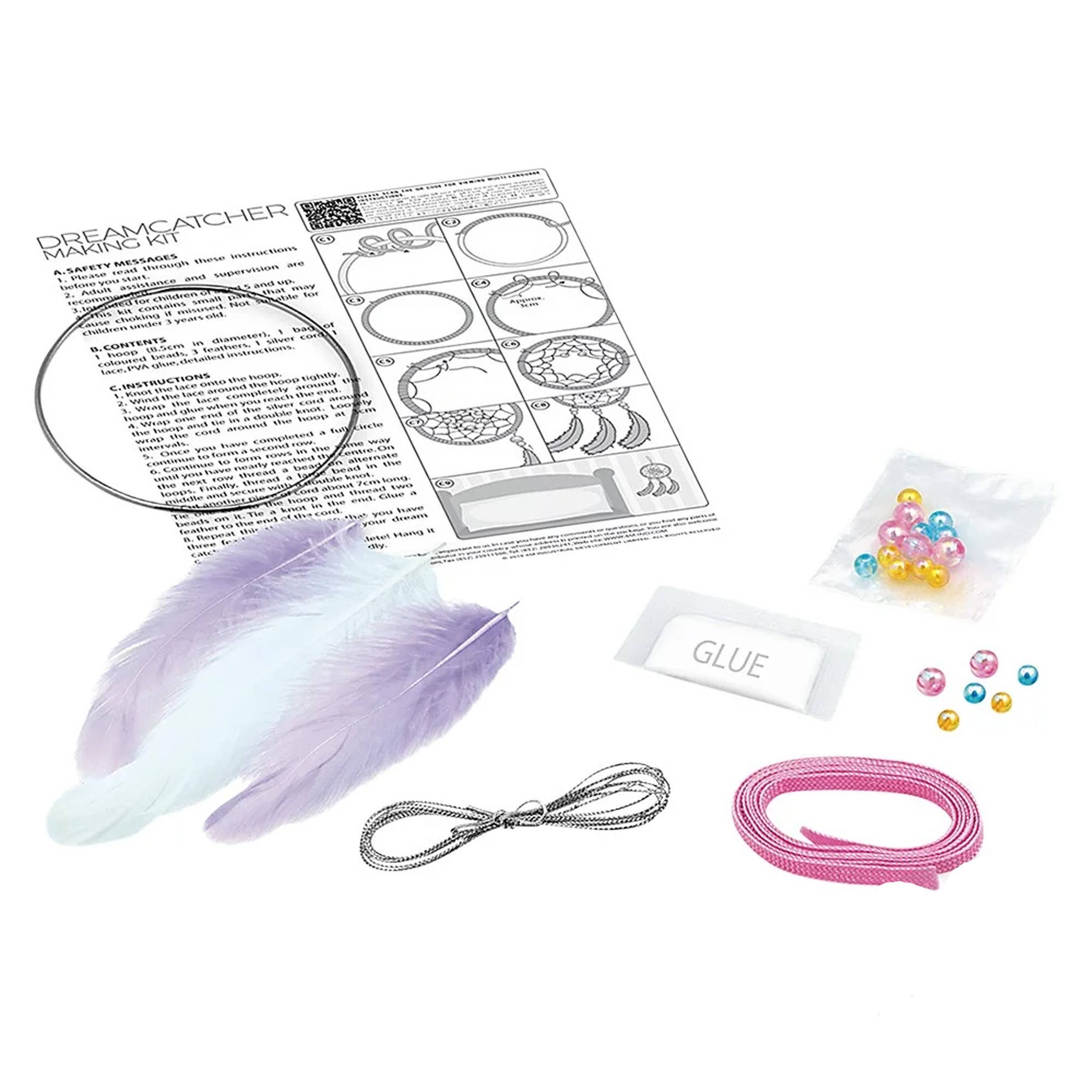 Holiday Farm - Wholesale DIY Craft Kit - Kids - Mini Craft Dream Catcher Making Kit 
  In Bulk1