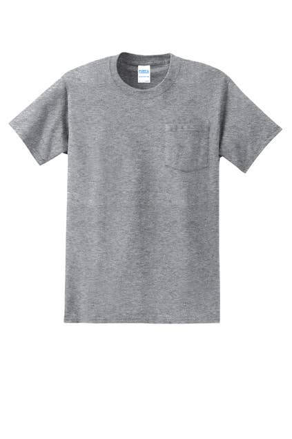 Print The Dream - Wholesale T-Shirt - Men's - Port & Company Essential Pocket Tee1