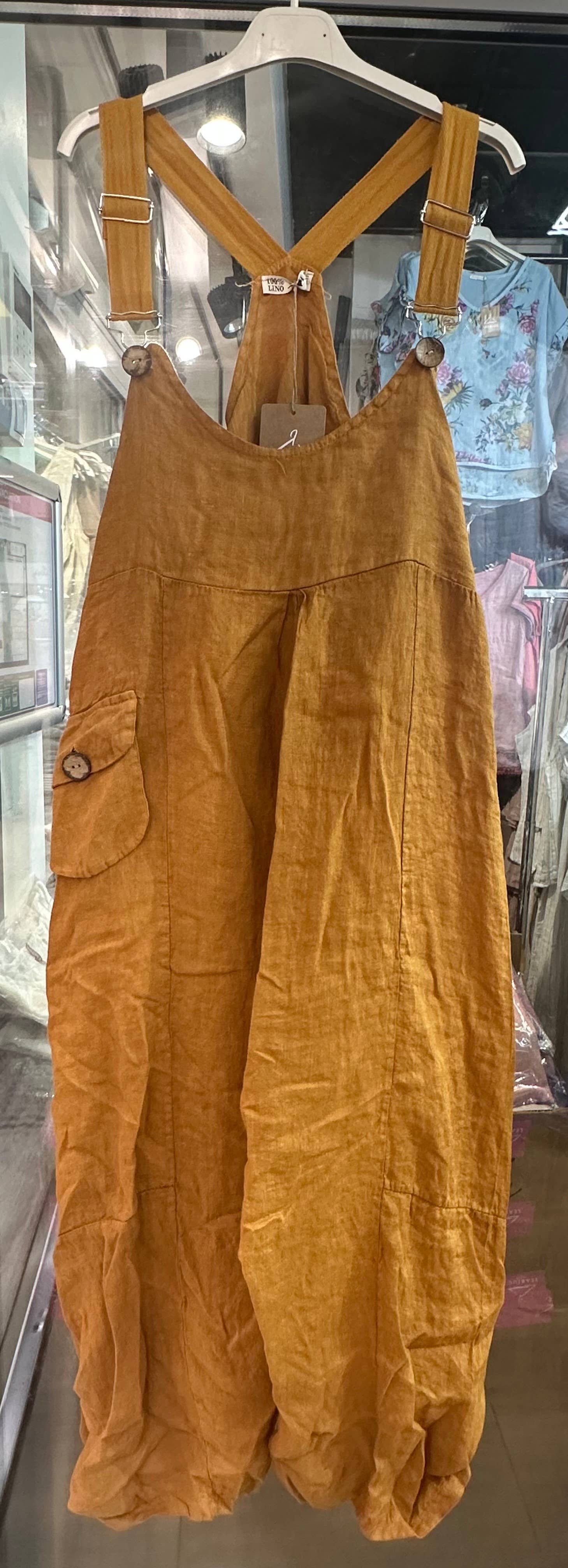 LÉA & LUC - Wholesale Overalls - Women's - 100% linen jumpsuit REF. 7222917