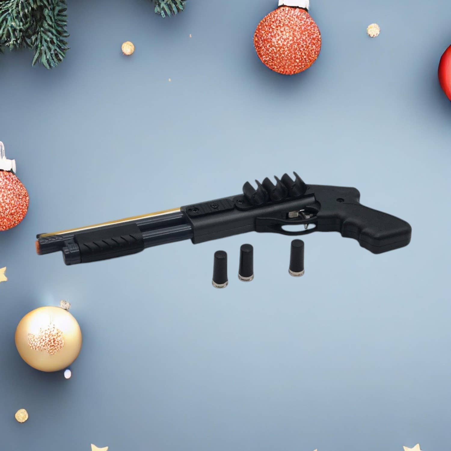 Cardstalked - Wholesale Klassiek speelgoed - Kinderen - Metalen Pompactie Rubber Band Jachtgeweer - 8” Speelgoedgeweer6