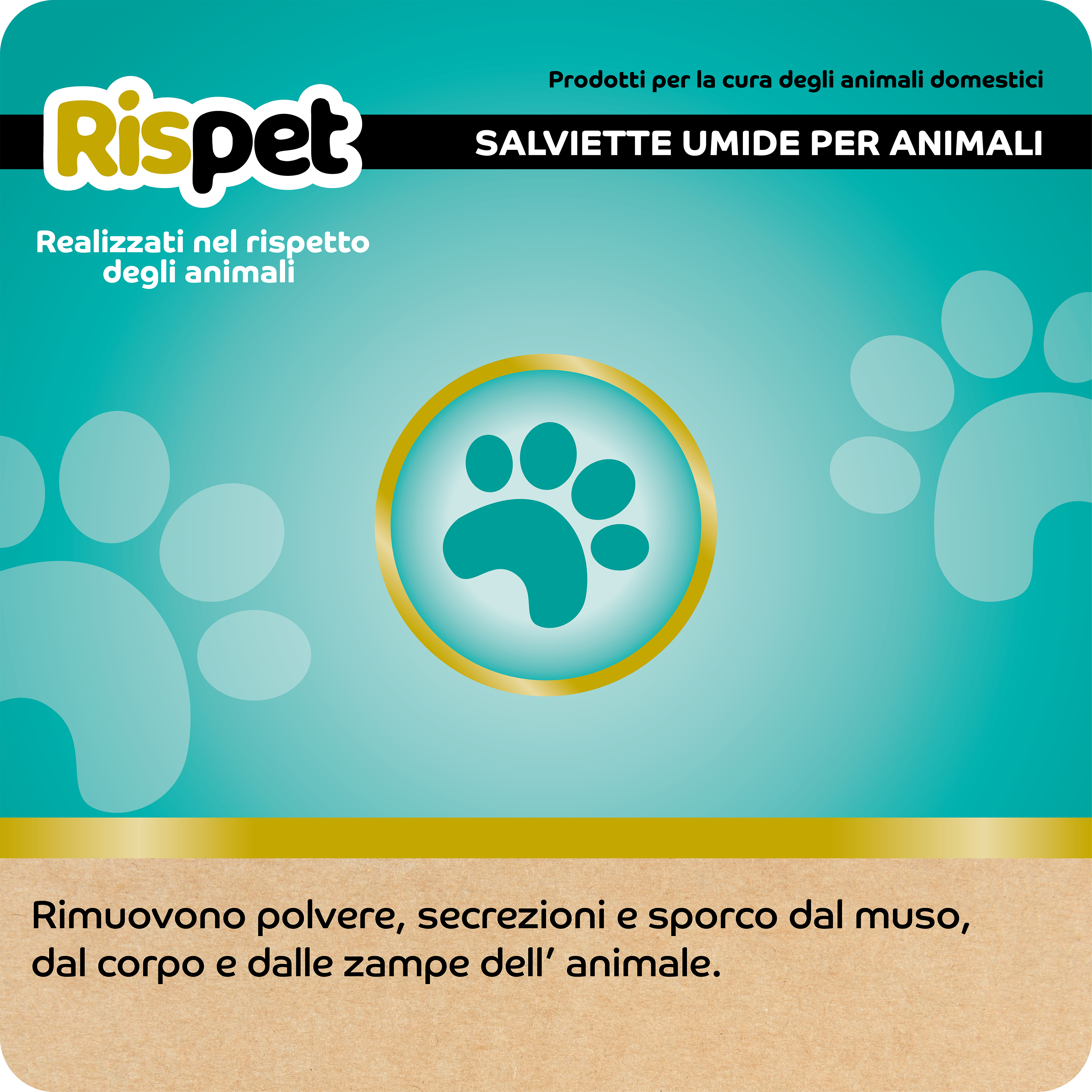 Babylino - Wholesale Pet Grooming Aid - Dog - Rispet XL Sanitizing Wipes Avocado and Silk for Pet, 54 Units4