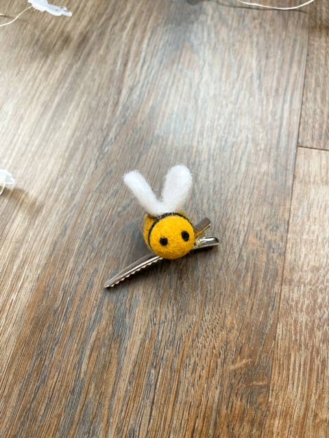 Made With Magic - Wholesale Haarclip - Kinderen - Bumble Bee haarclip met vilten2