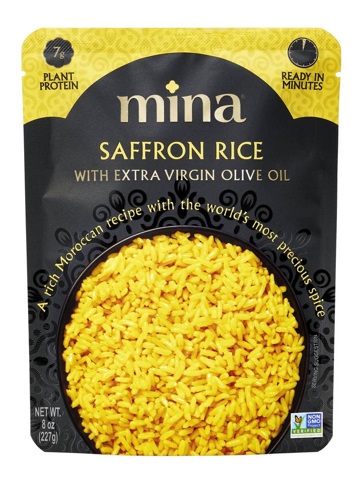 Saffron Rice, 6 Pack for wholesale by Mina