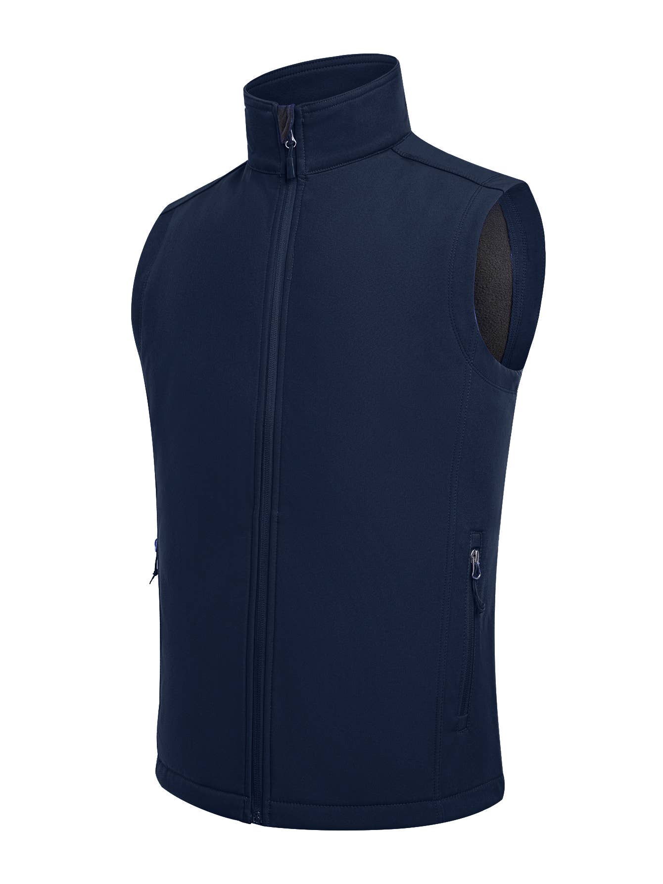 LeeHanTon - Wholesale Outerwear Vest - Men's - LeeHanTon Men’s Micro Fleece Lined Core Shell Vest2