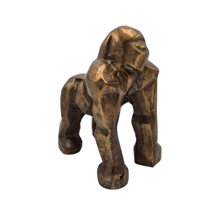 Black Deco. Gorilla - Antique Brass Shiny for wholesale on Faire1