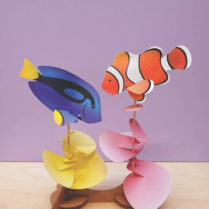 Papieren Duo Clownvis en Blauwe Tang voor wholesale door Papier Plume