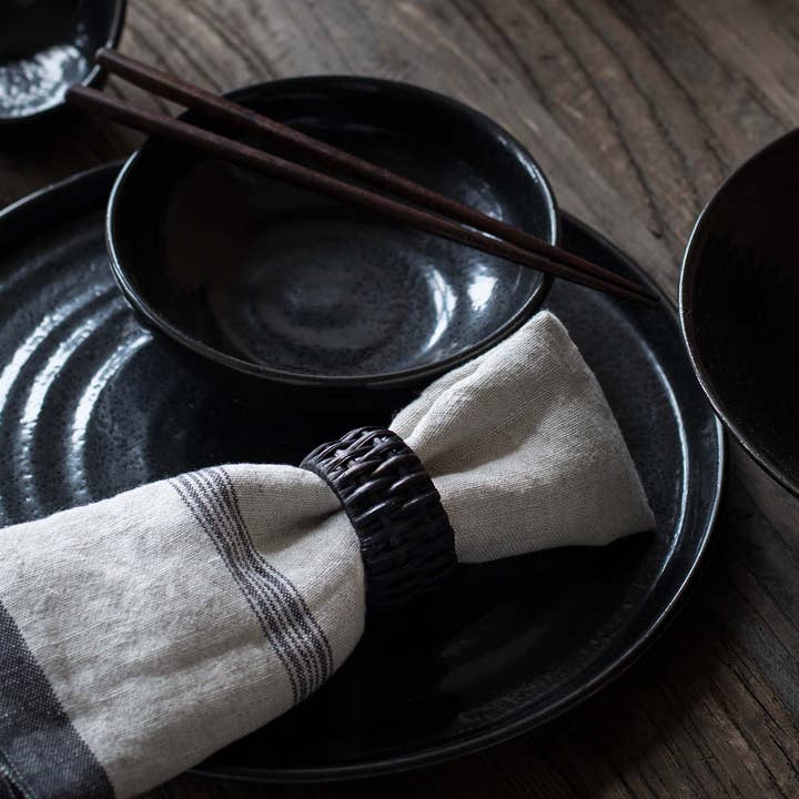 Tell Me More - Wholesale Dinner & Cloth Napkin - Thea napkin - denim stripe