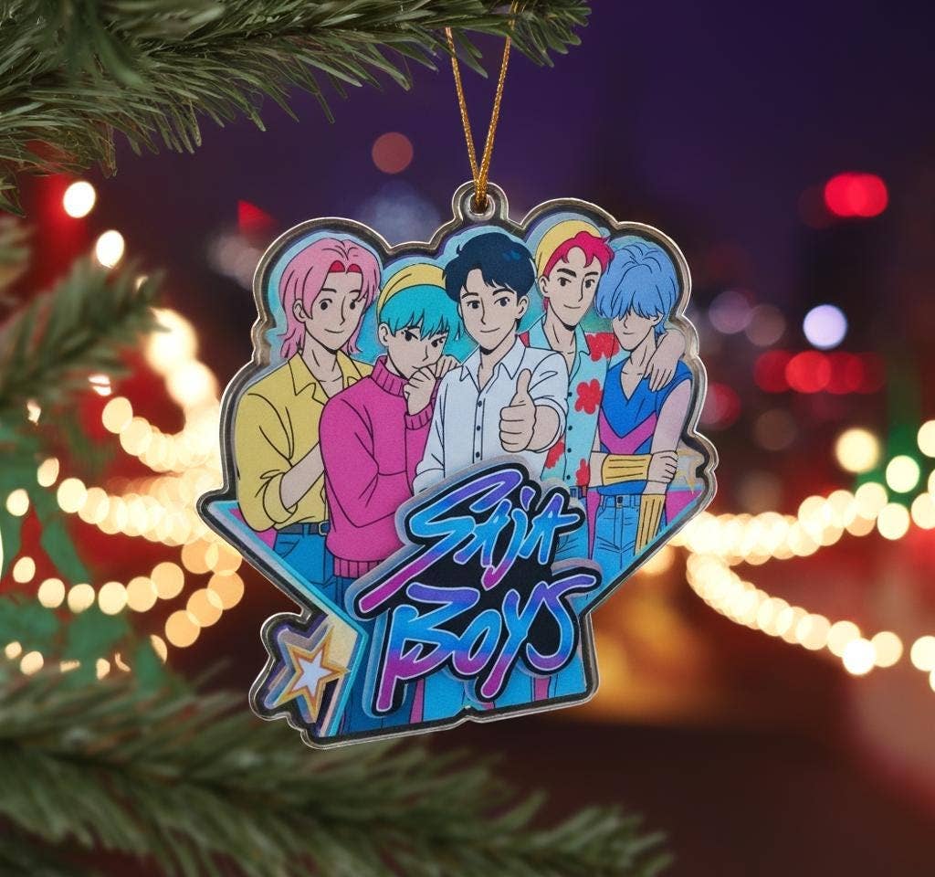 Embrova - Wholesale Ornament - Kpop Demon Saja Boy Acrylic Ornament, Kpop Acrylic Ornament3