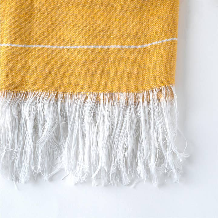 Rinkit Ltd - Wholesale Beach Towel - Nicola Spring 100% Turkish Cotton Beach Bath Towel - Mustard