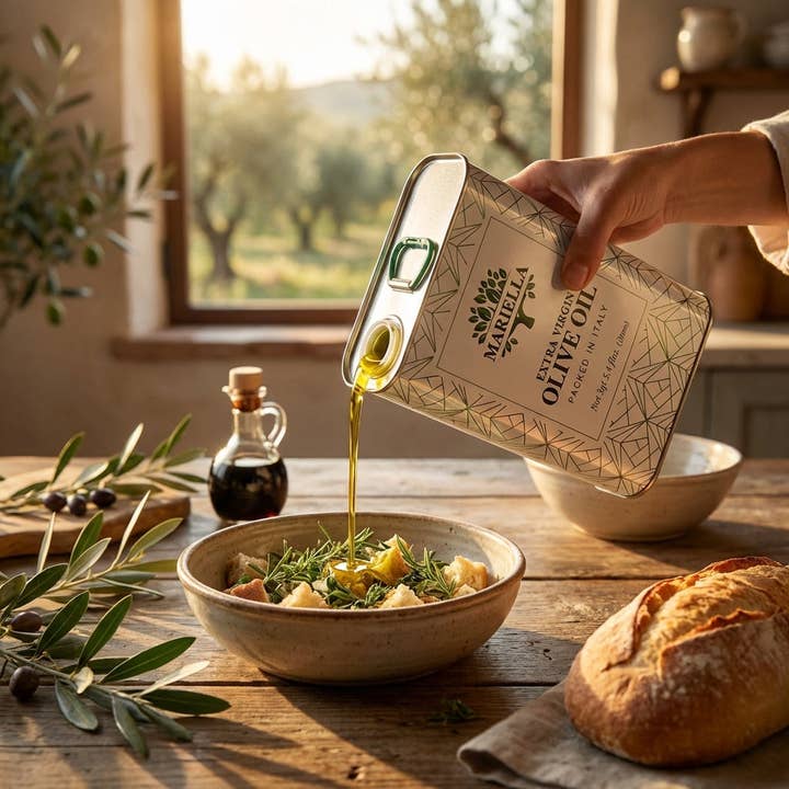 Wholesale Italian Food - Wholesale Olive Oil - Mariella Extra Virgin Olive Oil - 3L1